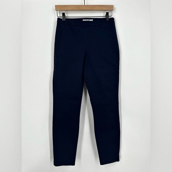 Boden Bath Bi-Stretch 7/8‎ Trousers Pants Navy 6L - Picture 1 of 10
